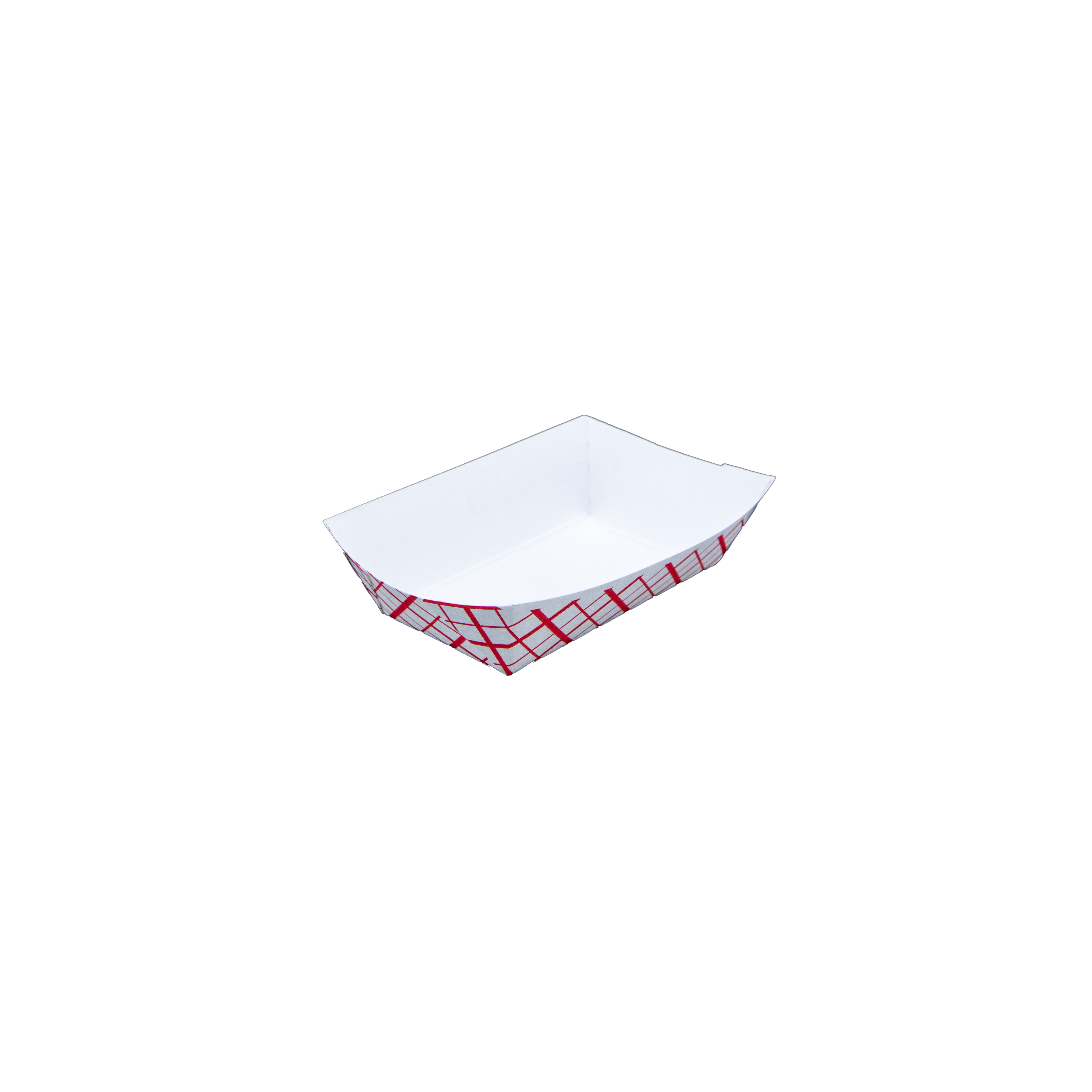 6oz Southland Red Check Food Trays