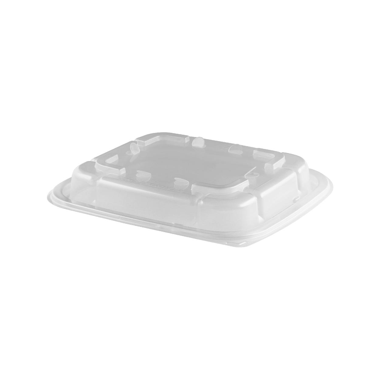 7" x 6" Microwavable Lid for CF616 Container-Clear