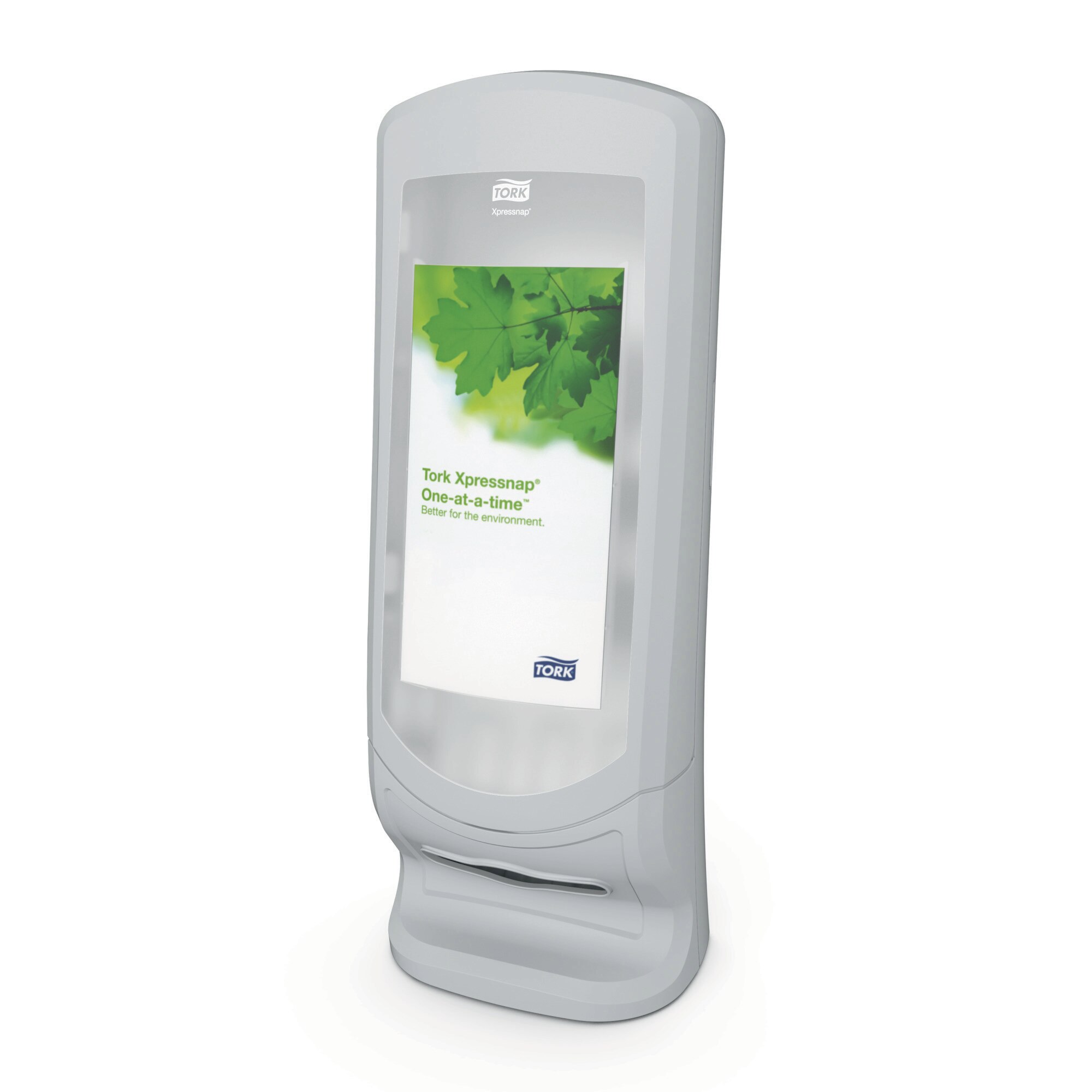 Tork Xpressnap® Stand Napkin Dispenser - Gray - 24.5" x 9.3" x 9.3"