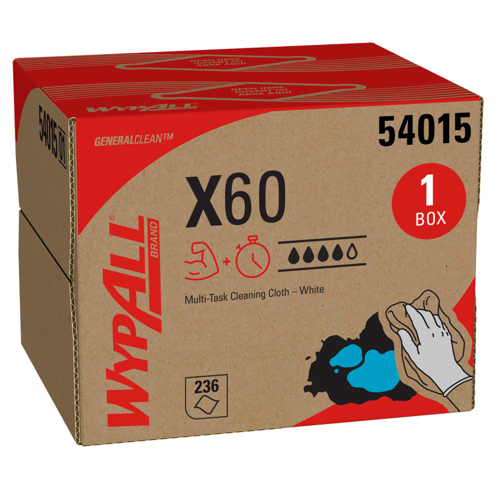 Wypall® X60 White 11.1" x 16.8" Wipers