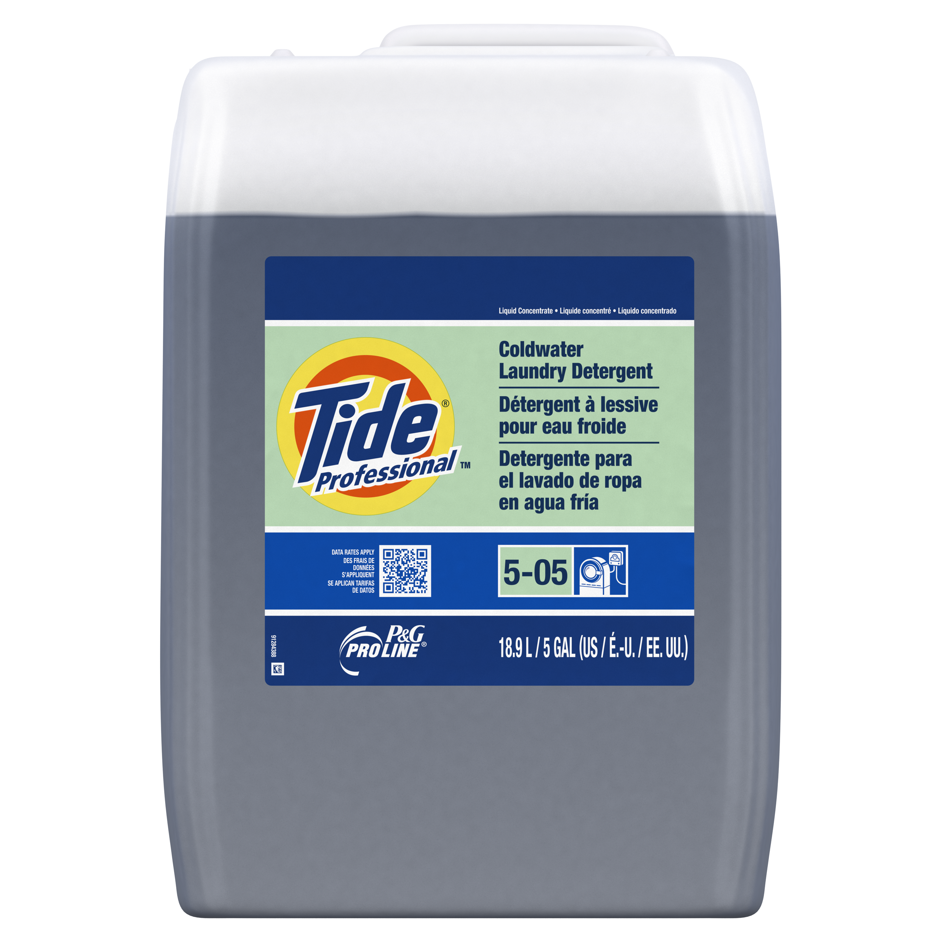 P&G Pro Line® Tide Professional Cold Water Laundry Detergent-5Gal