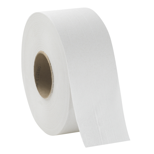 Pacific Blue Basic® White 1-Ply Jr. Jumbo 9" Diameter Bathroom Tissue