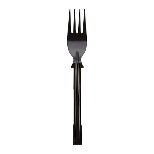 Ultra® Smartstock® Series-T Polystyrene Plastic Fork Refill, Black