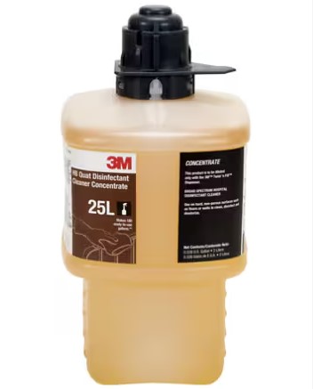 2 Liter Twist'n Fill HB Quat Disinfectant Cleaner Concentrate 25L